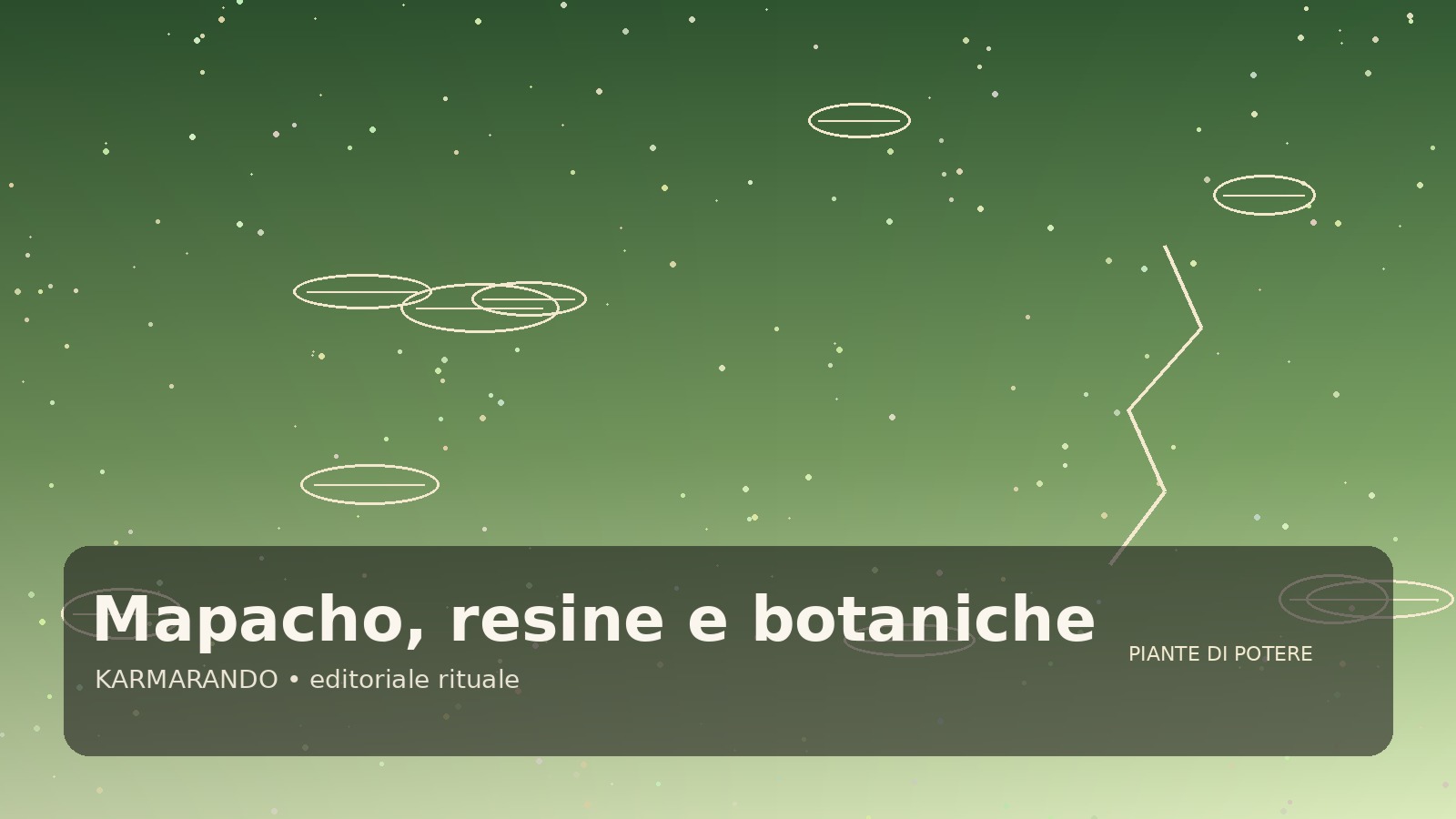 Mapacho, resine e botaniche tradizionali: differenze, qualità e come orientarsi meglio