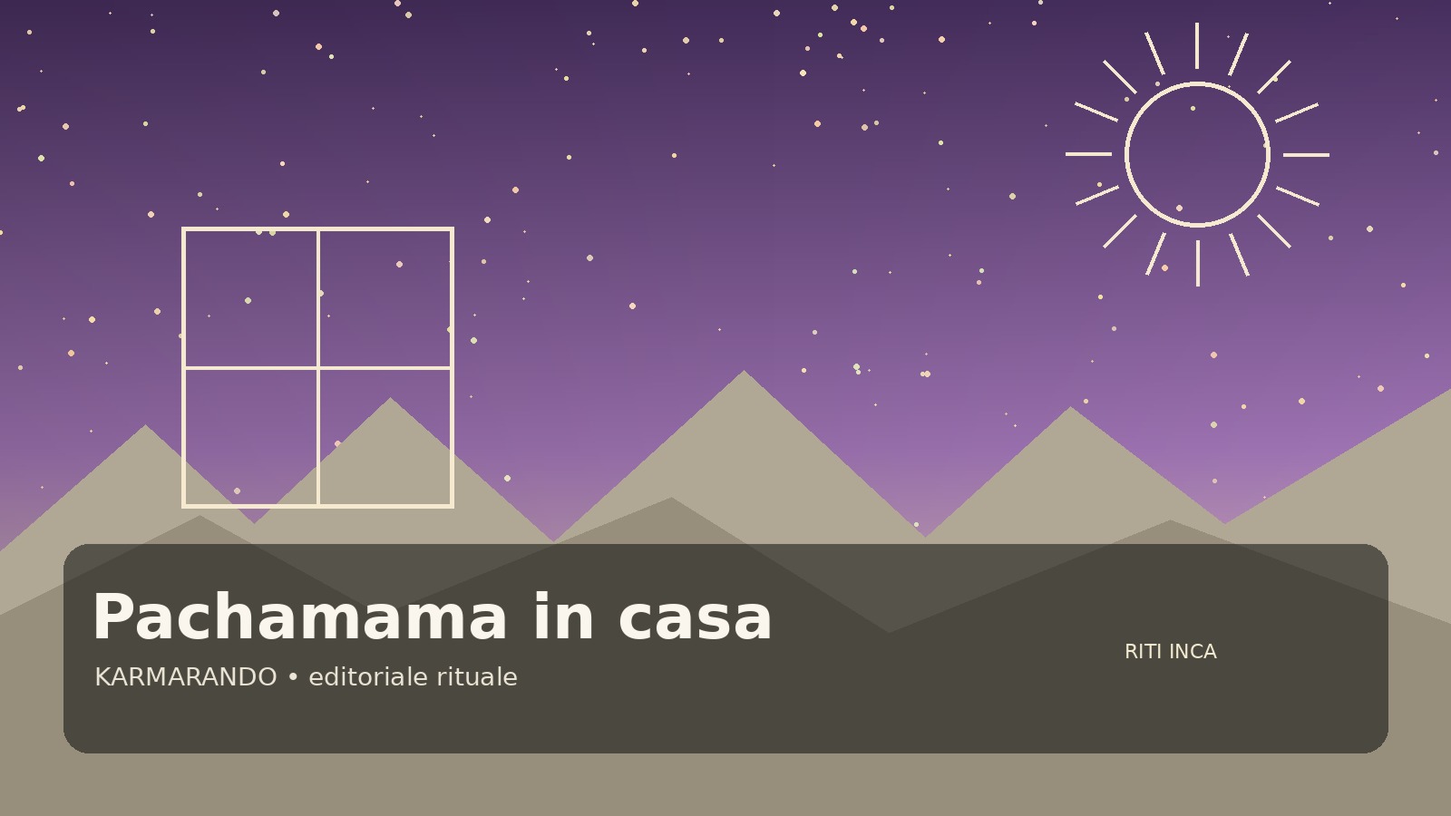 Pachamama in casa: simboli andini, offerte e oggetti che danno forma al rito