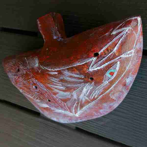 Ocarina Ballena-Plumas-Pentatónica-A3-Escala-Bajo-A-Okarina-Terracota-353853544853-3