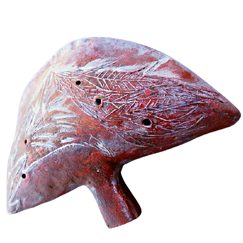 Ocarina Ballena-Plumas-Pentatónica-A3-Escala-Bajo-A-Okarina-Terracota-353853544853-2
