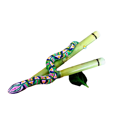 Kuripe Gran Serpiente - Mixcolor Primordial De Bambú